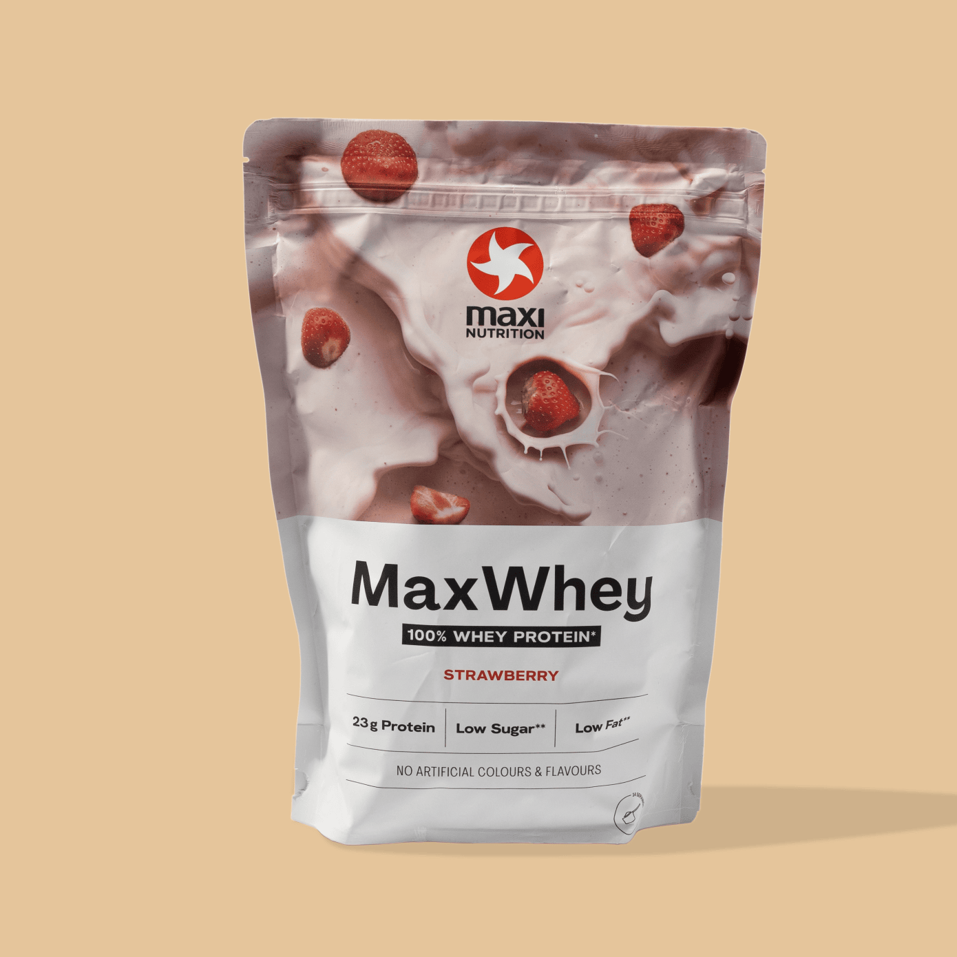 Maxi Whey Protein Powder 420g - Strawberry