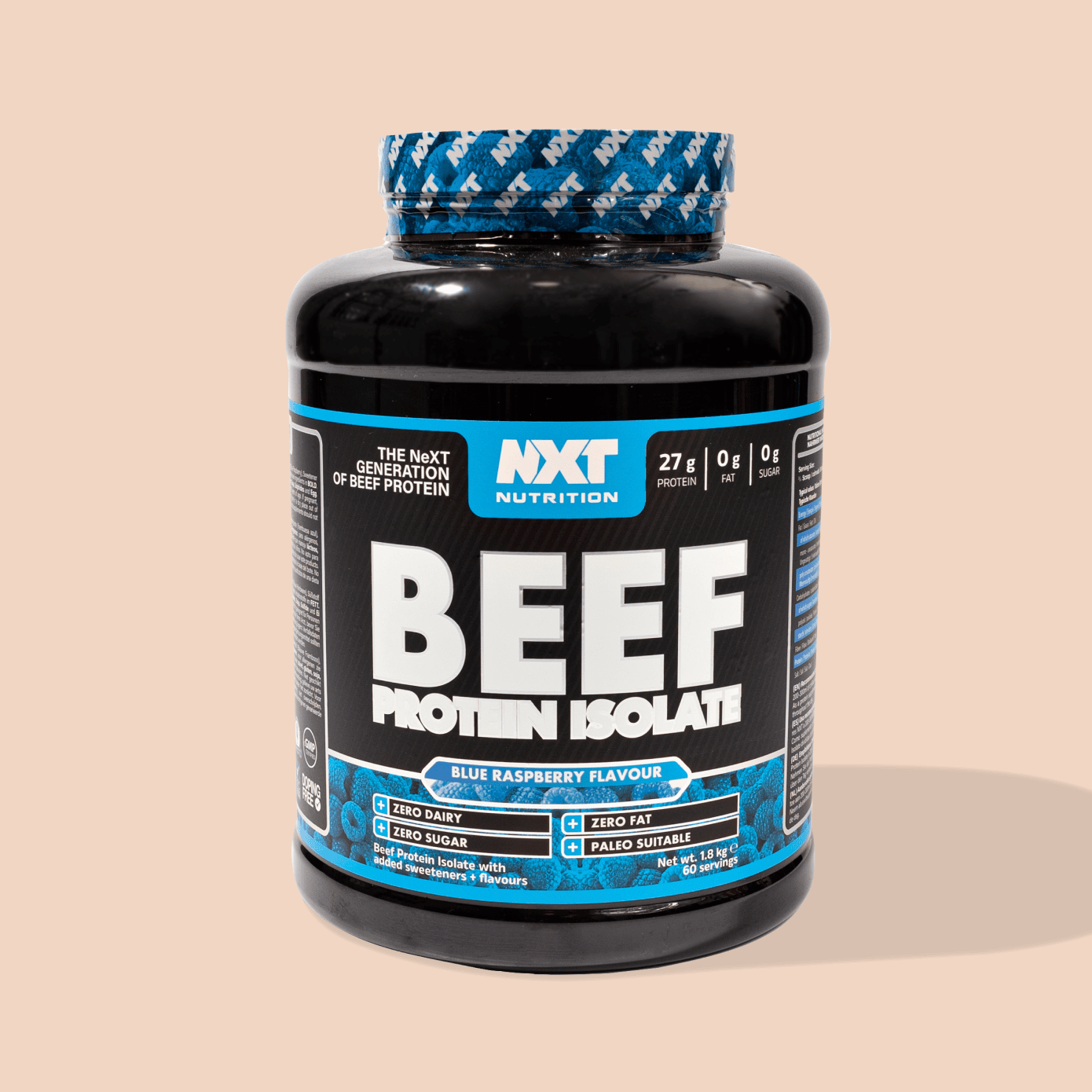 NXT Beef Protein Isolate 1.8kg - Blue Raspberry