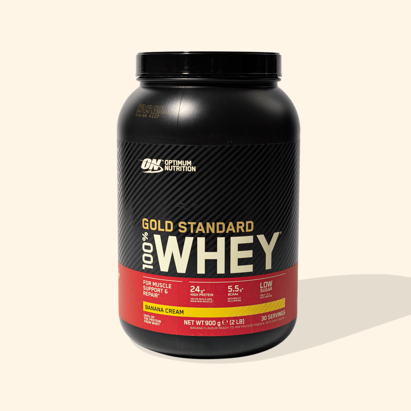 ON Gold Standard 100% Whey Protein Powder - Banana 900g