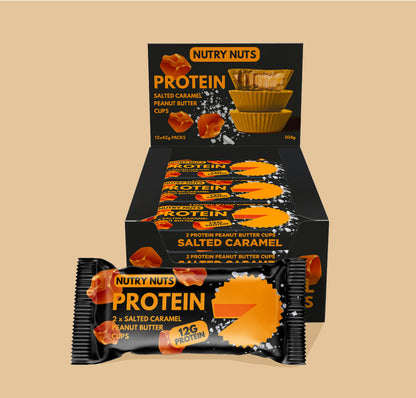 12 x Nutry Nuts Protein Nut Butter Cups - Salted Caramel