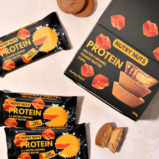 12 x Nutry Nuts Protein Nut Butter Cups - Salted Caramel